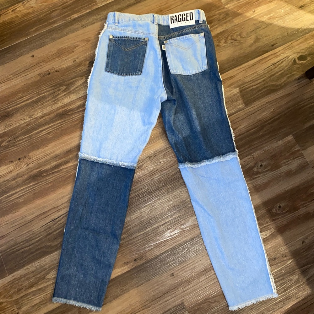 the ragged priest quarter panel mom jeans